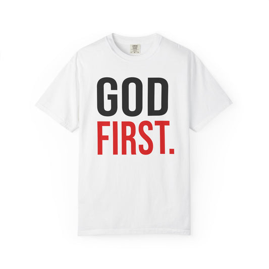 God First T-Shirt — Bold Faith Graphic Tee