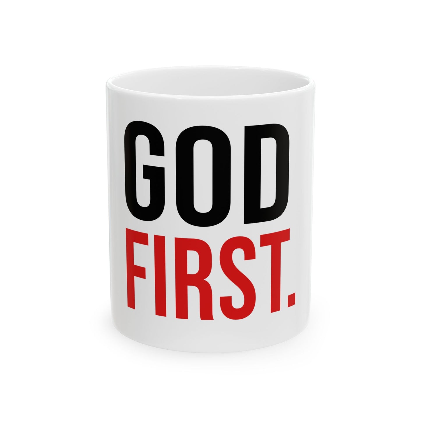 God First Ceramic Mug (11oz/15oz)
