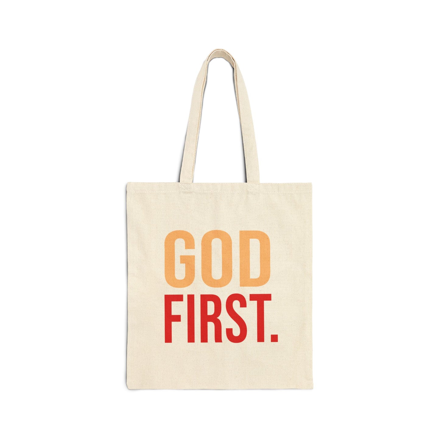 Copy of God First Canvas Tote Bag